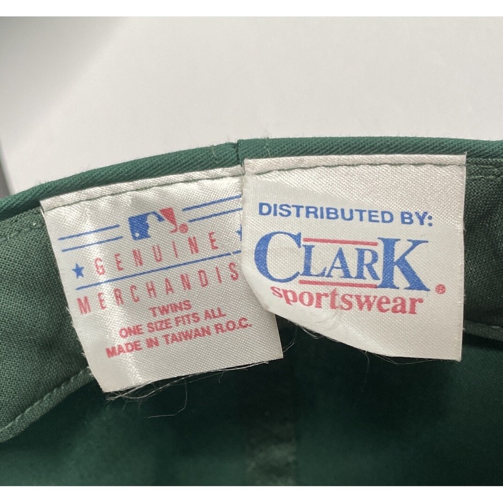 Vintage Oakland Athletics A's Snapback Hat Clark Sportswear Green Baseball Cap - Picture 6 of 7
